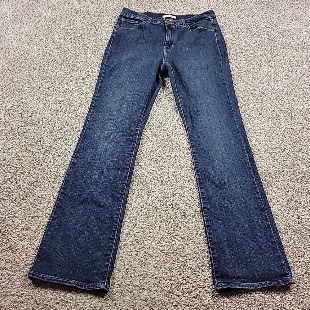 Levis Jeans Womens 8 Classic Boot Bootcut Dark Wash